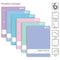 Better Office Products Spiral Notebooks, 1 Subject, 70 Sheets, 10.5 x 8 inches, 6 Asst'd Pastel Colors Wide Rule 25626 - alternate 5